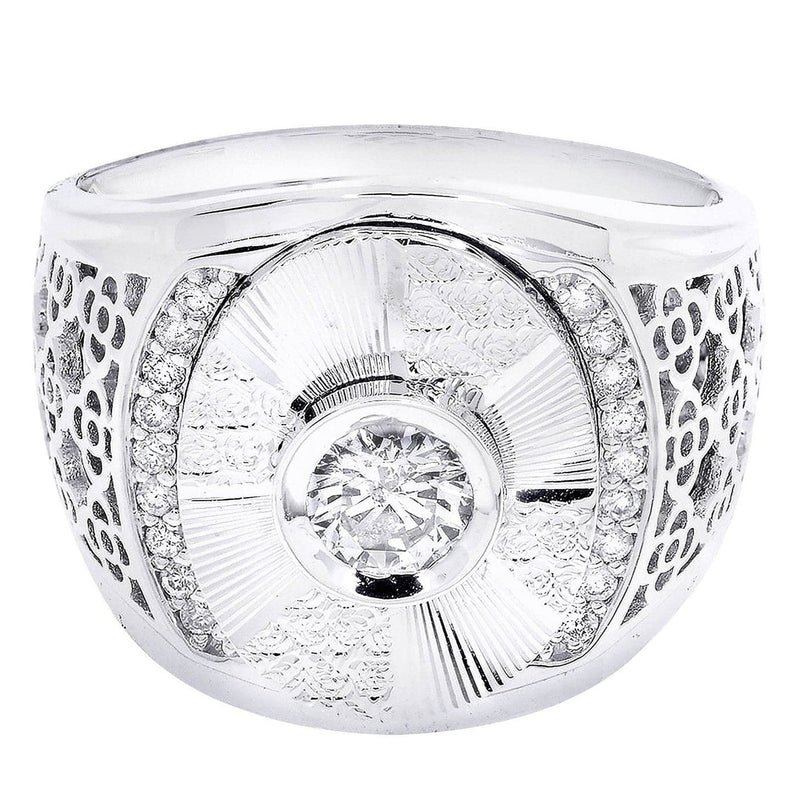 White Gold Pinky Diamond Ring| 0.68 Carats| 13.69 Grams
