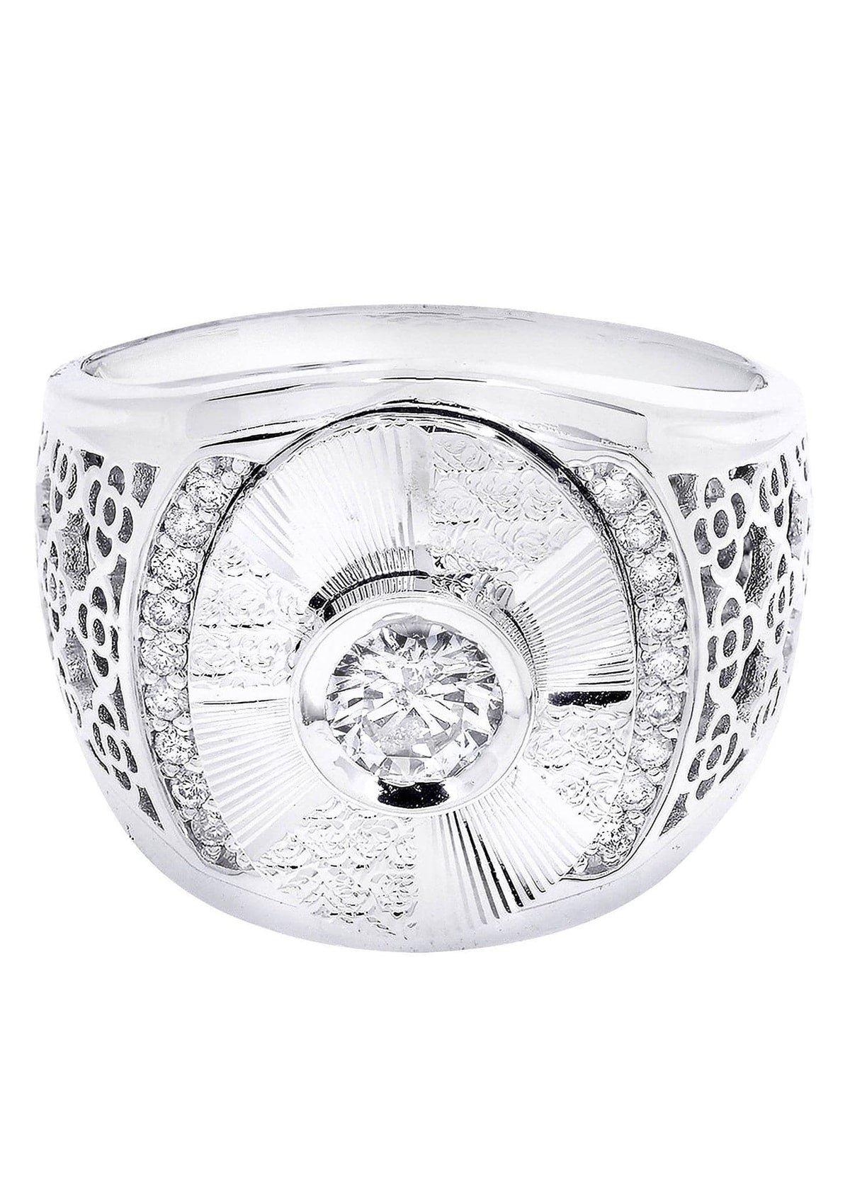 White Gold Pinky Diamond Ring| 0.68 Carats| 13.69 Grams