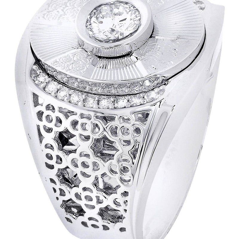 White Gold Pinky Diamond Ring| 0.68 Carats| 13.69 Grams