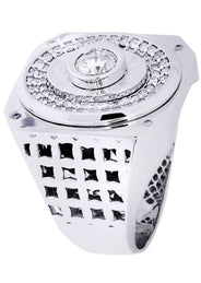 White Gold Pinky Diamond Ring| 1 Carats| 17.096 Grams