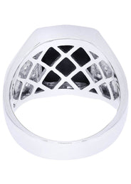 White Gold Pinky Diamond Ring| 0.88 Carats| 10.67 Grams