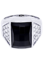 White Gold Pinky Diamond Ring| 0.88 Carats| 10.67 Grams