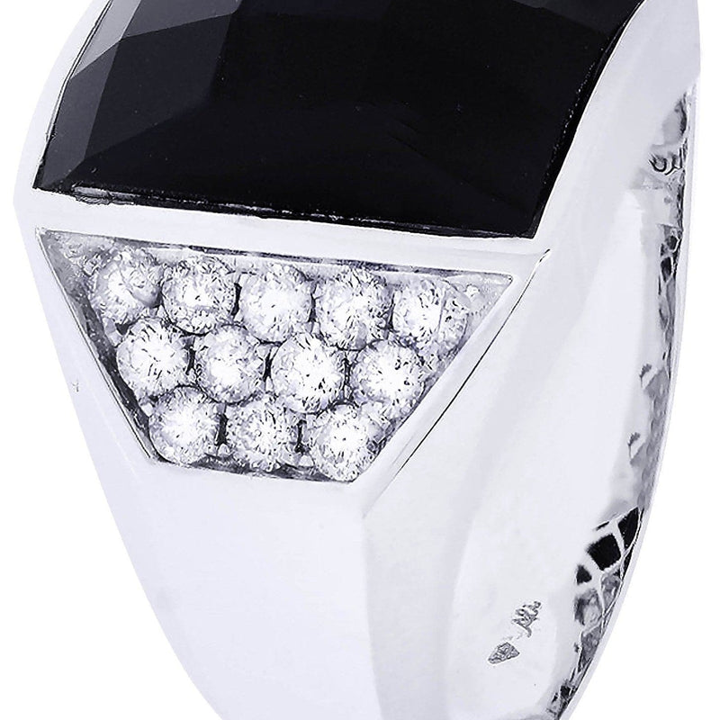 White Gold Pinky Diamond Ring| 0.88 Carats| 10.67 Grams