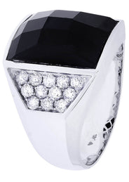 White Gold Pinky Diamond Ring| 0.88 Carats| 10.67 Grams