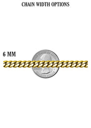 White Gold Plated Box Chain